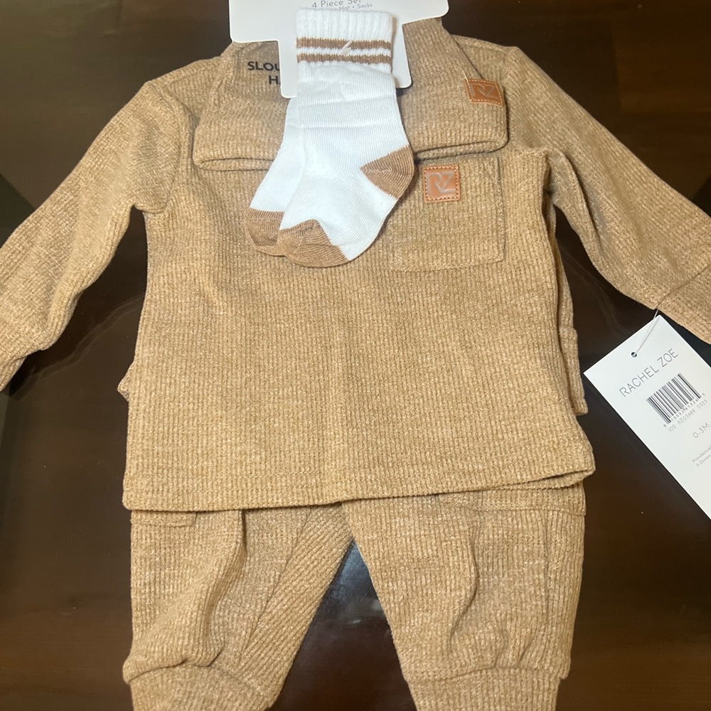 Rachel Zoe Tan Kids Matching Set